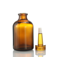 Hochwertige pharmazeut ische Glasflaschen mit klarer und bernstein farbener Infusion Geformte medizinische Flasche