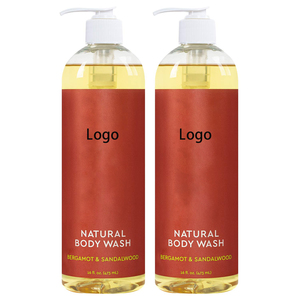 Private Label OEM organic herbal whitening natural vegam moisturizing body wash for men and women