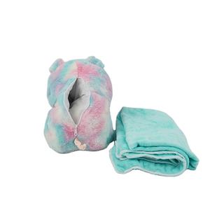 2 in 1 boneka babi mainan handwarm dan selimut kain bantal sofa bantal dengan isian kapas PP dan lapisan Mesh - Product Image 5