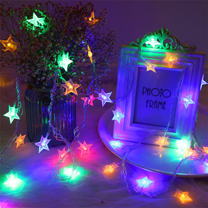 Sao Cổ Tích Đèn, Sunnest Chuỗi Đèn Ấm Trắng 50 <span class=keywords><strong>LED</strong></span> 6M Trang Trí Sét Cho Đảng Giáng Sinh - Product Image 4