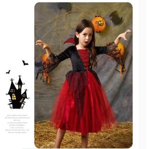 Gran oferta actuación Halloween chica <span class=keywords><strong>bruja</strong></span> fantasma novia disfraces Royal Boy Skull vampiro traje fingir juego de rol vestido <span class=keywords><strong>princesa</strong></span> - Product Image 4
