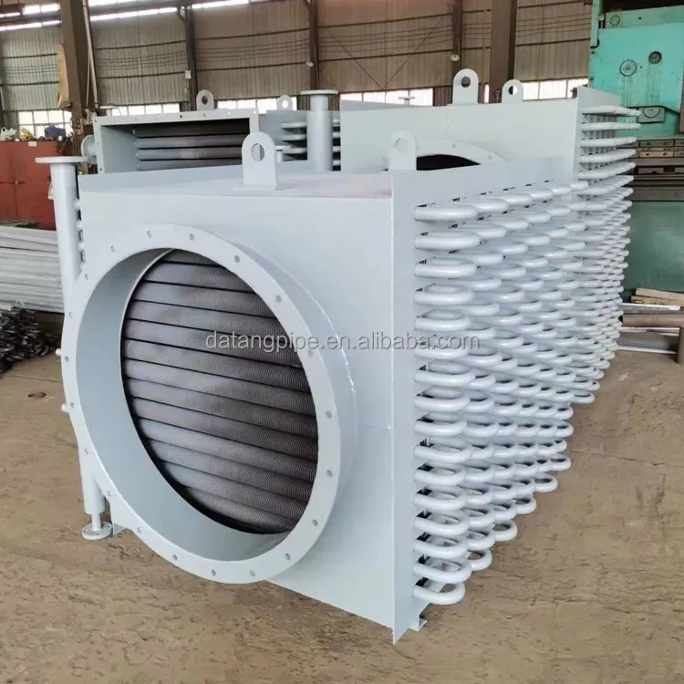Factory Customizable Fin Type heat exchanger air to water water to air heat exchanger water to air heat exchanger with fan