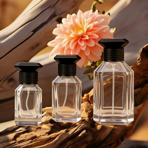 Flacon de parfum en verre cristal de 50 ml, verre de haute qualité, flacon de parfum de 50 ml avec fond épais - Product Image 6