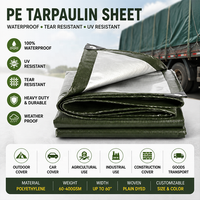 Bâche en PEHD/PE tissée imperméable pour camion, tente de chargement, ferme et protection extérieure contre les intempéries