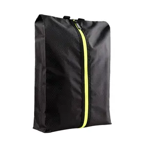 Individuelle hochwertige mehrzweck-wasserdichte polyester-reise-tasche mit reißverschluss schuh-aufbewahrungstasche