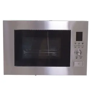 25L built in stainless steel frameless electric microwave oven with grill