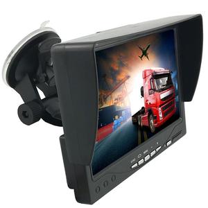 7 inch Màn hình LCD xe phía sau xem màn hình với kính chắn gió hút núi 12-24V cho xe tải Caravan sao lưu máy ảnh - Product Image 1