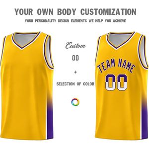 Ensemble maillot et short de basket personnalisés avec nom, numéro et logo d'équipe pour hommes, jeunes, unisexe, adultes, anti-transpiration, coupe en V - Product Image 4