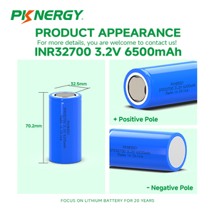 LiFePO4 32700 Oplaadbare Cel 3.2V 6000 mAh 19.2Wh Lithium-ijzerbatterij voor zonne-energie, monitorapparaat - Product Image 6