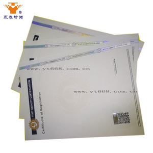 Poster Olografico con Stampa di Sicurezza Fluorescente, Filigrana su Carta Pregiata, Stampa Offset e Laminazione con <span class=keywords><strong>Film</strong></span> - Product Image 3