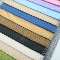Tissu d'ameublement et de matelas en polyester 100% tissé, teint en fil, uni, résistant à l'eau, respirant, de poids moyen, pour la maison, vente en gros