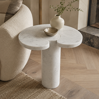 Table d'appoint en marbre vert naturel, cube creux, table d'appoint moderne de luxe en marbre, socle carré creux en marbre pour la décoration de la maison