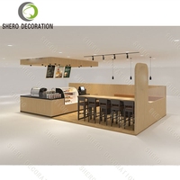 Kiosque de café personnalisé pour centre commercial, boutique conteneurisée de 10 pieds, boutique éphémère de luxe, boutique de qualité supérieure, boutique moderne pour hôtel, boutique à bas prix