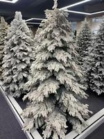 Sapin de Noël artificiel floqué de 7 pieds