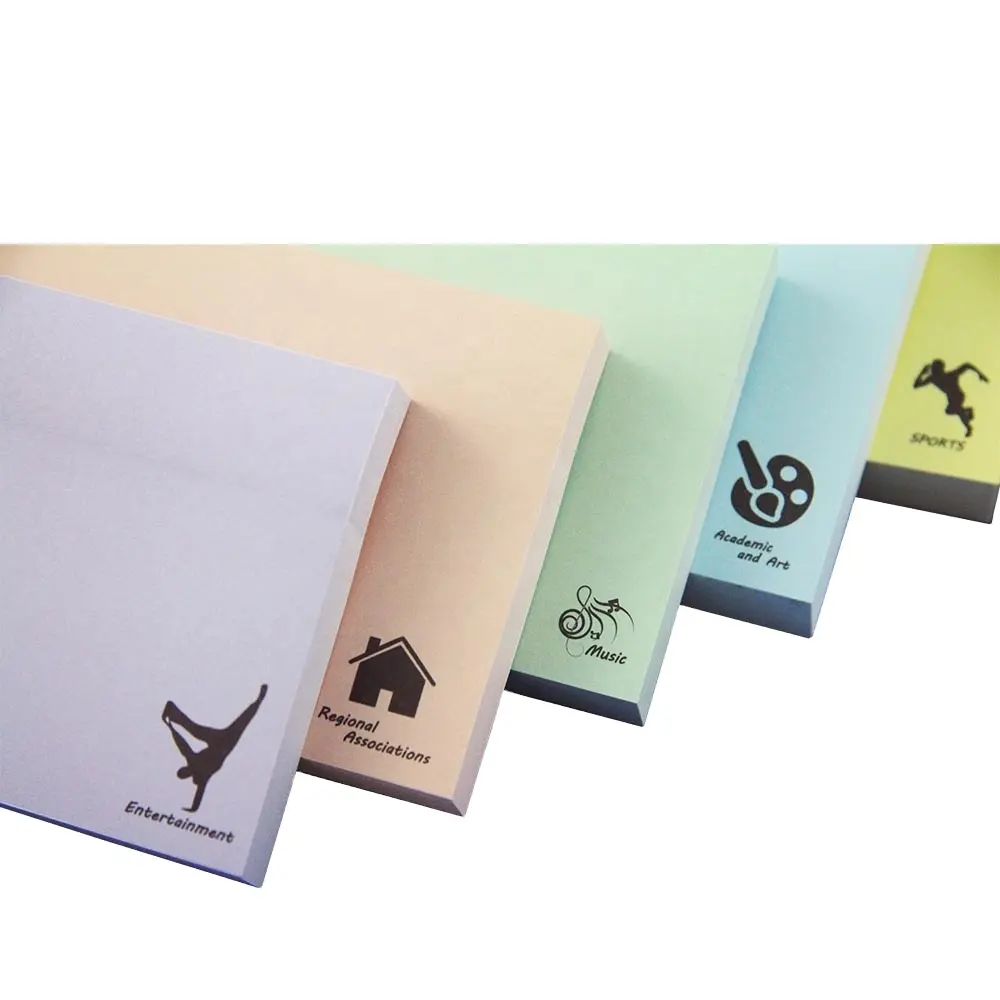 Light Paper Wholesale Offset Office Tabbed Cute Personalized Note Pads Cute Sticky Notes Memo Pad