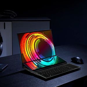 Portátil de 15.6 Pulgadas con Doble Pantalla, Windows 11 Pro, Intel I7, Gráficos AMD, 16GB de RAM, 1TB SSD, Enchufe Europeo, Teclado en Inglés, Panel TN, Nuevo y Original - Product Image 2