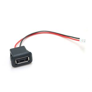 2 atau 4 kawat USB 2.0 Female Power Jack 2Pin 4Pin pengisian Port konektor dengan PH2.0 kabel listrik terminal USB Charger soket - Product Image 6