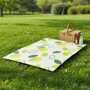 Manta <span class=keywords><strong>de</strong></span> Picnic Impermeable en Oferta, 200x200, Portátil, Económica, Dos en Uno, Tapete <span class=keywords><strong>de</strong></span> Playa y Camping con Bolsa - Product Image 2