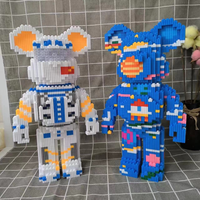 Usine directe chinoise vendre des jouets éducatifs modèle Couple Bearbrick jouets ensemble de blocs de construction