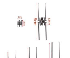 Tornillo de Expansión Dental Ortodóntico, Expansor Palatino Rápido <span class=keywords><strong>Hyrax</strong></span> de Acero Inoxidable, 4 Tamaños Disponibles, Equipo Dental Premium - Product Image 5