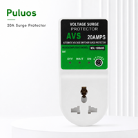 Prise de protection de tension intelligente Puluos AVS avec récupération automatique de l'alimentation, protection contre les surtensions et conception multi-prises