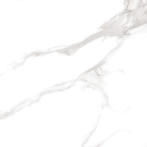 Precio al por mayor blanco de Carrara de cuerpo completo pulido esmaltado porcelana azulejo de piso de DK813 - Product Image 2