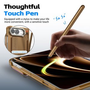 <span class=keywords><strong>เคส</strong></span>โลหะป้องกันกล้องสำหรับ <span class=keywords><strong>iPhone</strong></span> Duo 18 Ultra พร้อมกระจกกันรอยหน้าจอ สายคล้องมือ และฝาหลังแบบมีช่องใส่ปากกา S Pen - Product Image 3