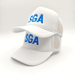 Custom Embroidered Foam Trucker Hat OTTO Style High Quality OEM Low MOQ 5 Panel Mesh Back Adjustable <b>Snapback</b> <b>Cap</b> Men - Product Image 3