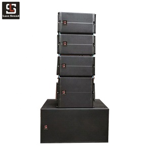 Système de sonorisation extérieur pour DJ et concerts, avec enceinte Line Array LA-2 de 12 pouces et caisson de basses de 18 pouces - Product Image 1