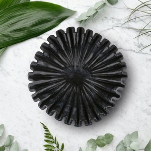 Bol de fête multi-usages en marbre poli, fait main, résistant à la chaleur, pour cuisine, salle à manger, décoration intérieure, cadeau – Forte demande - Product Image 4