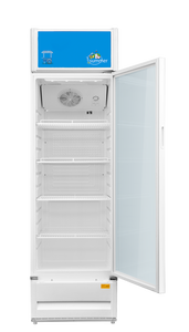 Professional Shop Use Commercial Upright Glass Door Beverage Cooler Single Door <b>Display</b> Cold Drink Refrigerator Fridge for Sale - Product Image 3