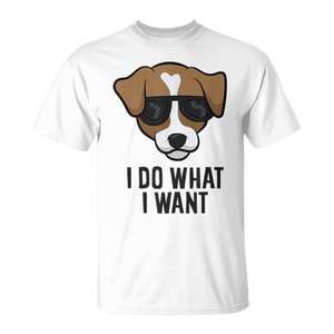 T-shirt Jack Russell Terrier, motif chien, unisexe, taille adulte - Product Image 1