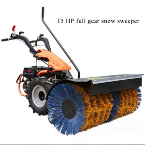 Máquina De Neve Limpa Tipo De Caminhada Gasolina Snow Sweeper Fábrica