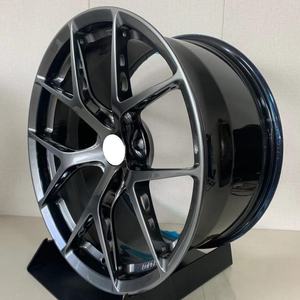 Rines DJJ Forged Fi <span class=keywords><strong>R</strong></span> EVO en Gris Oscuro para BMW G87 M2 F80 E92 M3 <span class=keywords><strong>Porsche</strong></span> <span class=keywords><strong>911</strong></span> 991 GT3 5x112 5x120, Rines de Aleación Personalizados para Competición - Product Image 1