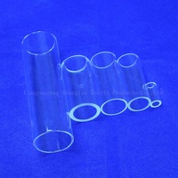Le tube en verre de diode électroluminescente de Borosilicate de tube de quartz circulaire transparent est utilisé pour les tubes à essai de laboratoire ultraviolet