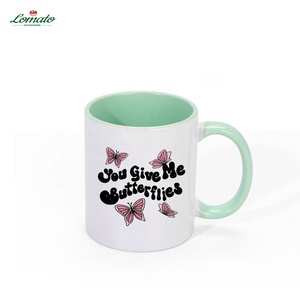 Bán buôn biểu tượng tùy chỉnh số lượng lớn Trống Tùy Chỉnh truyền nhiệt 11oz màu bên trong thăng hoa trà gốm cốc cà phê với đầy màu sắc xử lý - Product Image 6