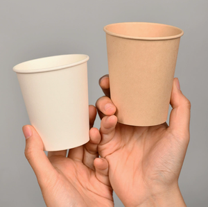 Anti-scald high-temperature resistant blue <b>disposable</b> paper cup with thickened coffee milk tea beverage cup custom logo - Product Image 2