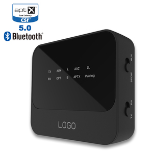 Nouvelle arrivée 2020 nouvelle TV sans fil Home cinéma Audio Dongle <span class=keywords><strong>Bluetooth</strong></span> 5.0 Aptx émetteur et récepteur stéréo à faible latence avec microphone - Product Image 1