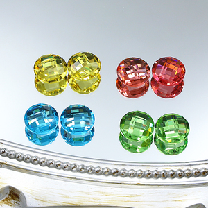 Perles en verre <span class=keywords><strong>fantaisie</strong></span> en forme de plateau d'échecs rond transparent K9, strass en cristal en vrac, accessoires de bijoux DIY - Product Image 5