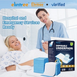 Elintree chất lượng tuyệt vời tốt giá nhà máy bán buôn dành cho người lớn dưới miếng đệm dùng một lần miếng đệm điều dưỡng dành cho người lớn không kiểm soát miếng đệm - Product Image 3