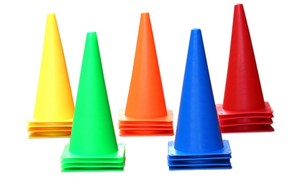 Nhà Máy Bán Buôn Chất Lượng Cao 38 Cm Đào Tạo Bóng Đá Đánh Dấu Nón Bóng Đá Tốc Độ Nhanh Nhẹn Đào Tạo Thùng - Product Image 2