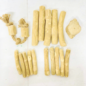 Bâton à mâcher pour chien en bois d'arbre à café, fait main, sans produits chimiques, durable, en bois dur, pour les chiens de grande race qui mâchent intensément - Product Image 1