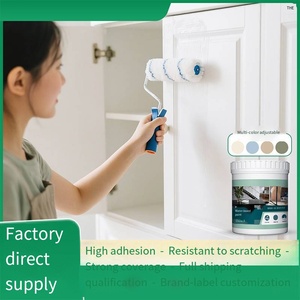 Échantillon gratuit Application facile <span class=keywords><strong>Peinture</strong></span> à base d'eau pour <span class=keywords><strong>bois</strong></span> pour la rénovation de meubles solides Réparation de placards Changement de couleur des portes Revêtement liquide - Product Image 2
