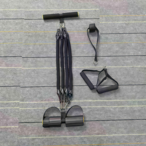 Oferta Destacada: Set de 4 Bandas de Resistencia Antirrotura con Pedales para Ejercicios de Abdominales y Tracción - Product Image 4