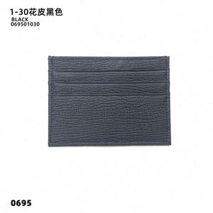 Pofeis Custom Luxury Open Portable Short Unisex Credit <b>Card</b> Holders <b>Wallet</b> with Polyester Lining RFID Blocking Large Capacity - Product Image 6