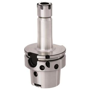 Mandrin porte-outil ER à 3 mors sans clé HSK63A avec canal traversant pour liquide de refroidissement en acier - Product Image 1