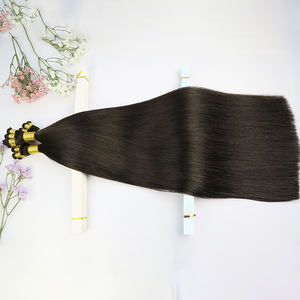 Extensions de cheveux professionnelles pour salon de coiffure, tissage à la main, double trame, Remy, douces et lisses, très vendues - Product Image 4