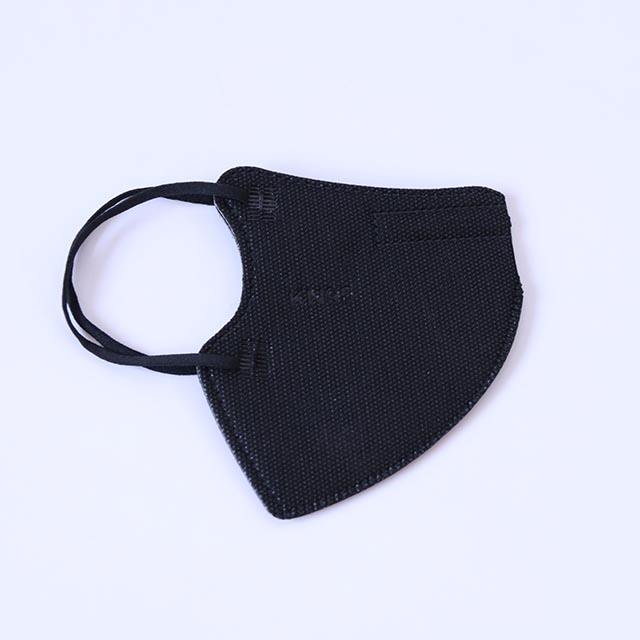 Custom black kid kn95 face mask 5 ply breathable dust proof earloop children kn95 face mask
