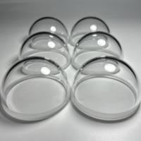 Nouveau dôme en verre optique transparent N-BK7 en quartz pour caméra sous-marine, photographie sous-marine, objectif de dôme en verre
