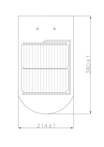 Tuiles solaires BIPV de haute qualité 25W, système d'énergie solaire, panneaux solaires pour toitures, solutions énergétiques pour les maisons, panneau solaire Y-4H30BDG-25W - Product Image 5